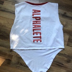Alphalete Tie Crop Top Medium